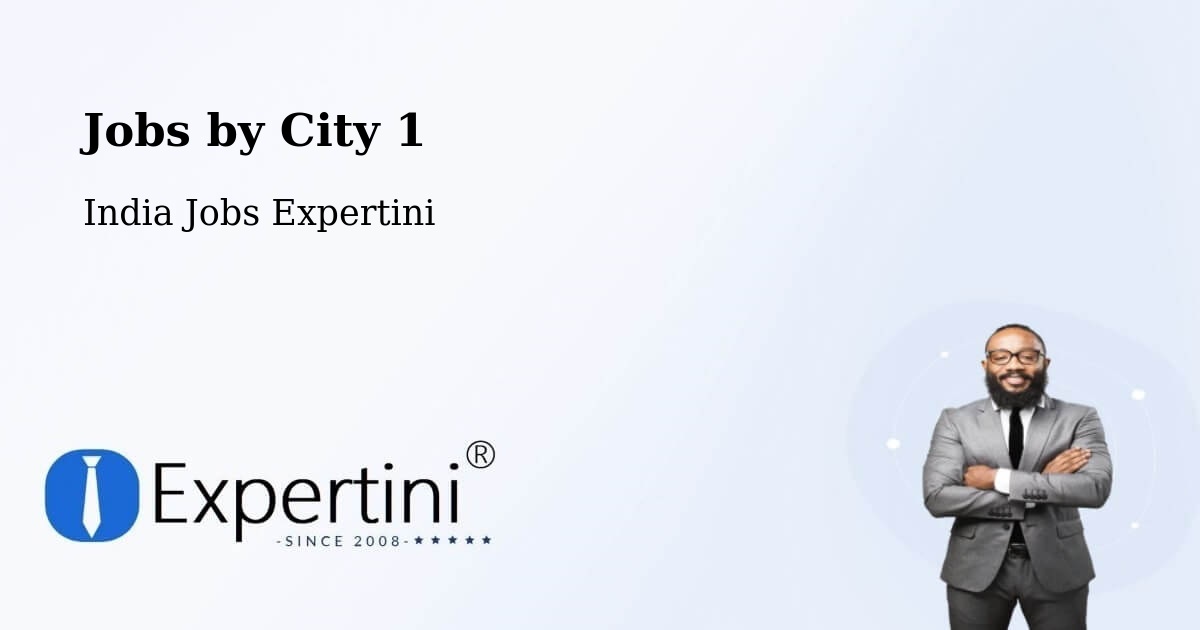 City Jobs in India - Expertini
